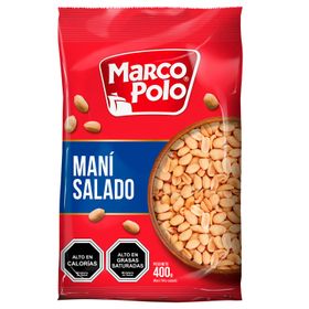 Maní Salado Marco Polo Bolsa 400 g