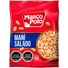 Maní Salado Marco Polo Bolsa 160 g