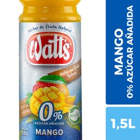 Néctar Watt's 0% Azúcar Añadida Mango 1.5 L
