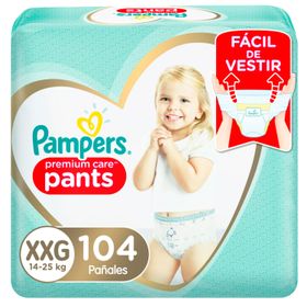 Pañales Pampers Premium Care Pants Talla XXG  104 un.