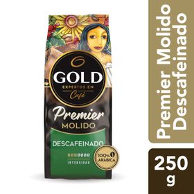 Café Gold Premier Descafeinado Molido 250 g