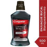 Enjuague Bucal Colgate Luminous Carbón 500 ml