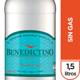 Agua Purificada Benedictino Sin Gas 1.5 L