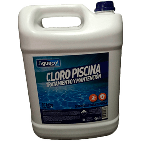 Cloro Líquido Aguacol Para Piscinas 10 L