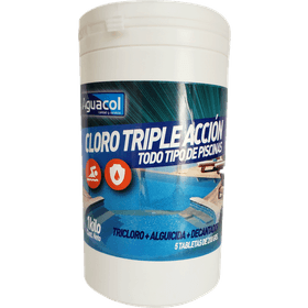 Cloro En Tableta Aguacol Triple Acción 1 kg