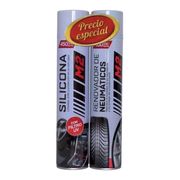 Pack M2: Silicona 450 cc + Renovador de Neumáticos 450 cc