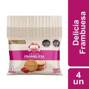 Pack Galletas Rellenas Nutra Bien Delicia Frambuesa 168 g 4 un.