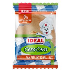 Pan Pita Ideal Integral Cero Cero 215 g