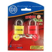 Candado Odis Mini Lock 2 un.