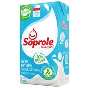 Leche Soprole Semidescremada Natural 1 L