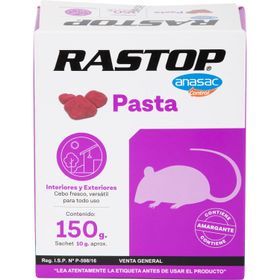 Raticida Pasta Anasac Rastop 150 g