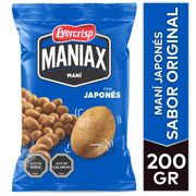 Maní Japonés Evercrisp Maniax Salado 200 g