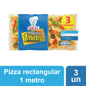Pre Pizza Ideal 1 Metro 750 g 3 un.