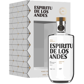 Pisco Espíritu Los Andes 40° botella 750 cc