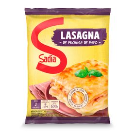Lasagna Sadia, pechuga de pavo 600 g