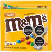 Chocolate de Leche M&M Con Mani 512 g