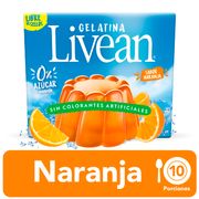 Gelatina Livean Sin Azúcar Naranja 20 g