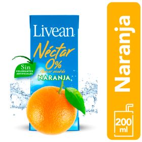 Néctar Livean Naranja 200 ml