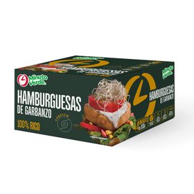 Hamburguesa Vegetal Minuto Verde Garbanzos 100 g 4 un.