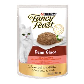 Alimento Húmedo Gato Fancy Feast Demi Glace Salmón 85 g