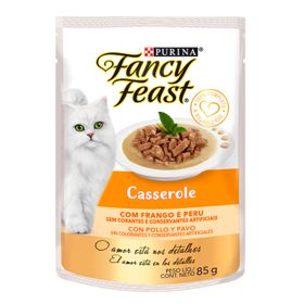Alimento Húmedo Gato Fancy Feast Casserole Pollo Pavo 85 g