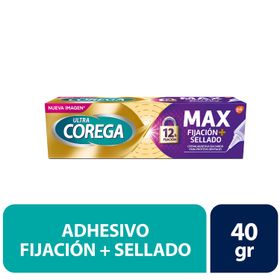 Crema Adhesiva Dental Corega Máximo Sellado 40 g