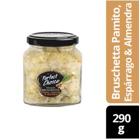 Bruschetta Perfect Choice Palmito, Espárrago y Almendra 280 g