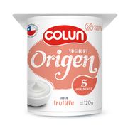 Yogurt Colun Origen Frutilla 120 g