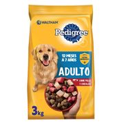 Alimento Perro Adulto Pedigree Carne Pollo y Cereal 3 kg