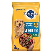 Alimento Perro Adulto Pedigree Carne y Vegetales 3 kg