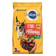 Alimento Perro Adulto Pedigree Razas Pequeñas Carne y Vegetales 3 kg