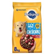 Alimento Perro Cachorro Pedigree Carne, Pollo y Cereales 8 kg