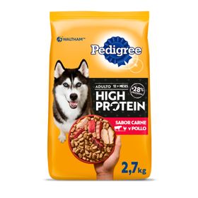 Alimento Perro Adulto Pedigree High Protein Carne y Pollo 2.7 kg