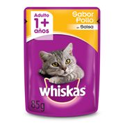 Alimento Húmedo Gato Adulto Whiskas Salsa Pollo 85 g