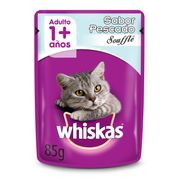 Alimento Húmedo Gato Adulto Whiskas Pescado Soufflé 85 g