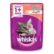 Alimento Húmedo Gato Adulto Whiskas Carne Soufflé 85 g