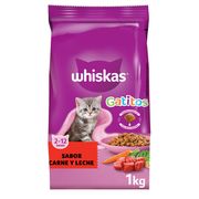 Alimento Gatito Whiskas Carne y Leche 1 kg