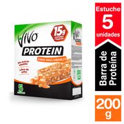 Pack Barra Proteína Vivo Maní Caramelo 40 g 5 un.