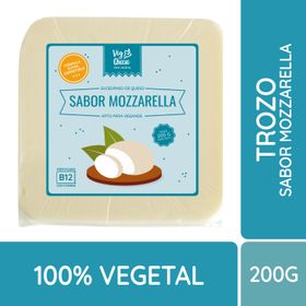 Alimento Vegano Plant Good Trozo Sabor Mozzarella 200 g