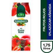 Jugo Refrigerado Guallarauco Frutos Rojos 1.75 L