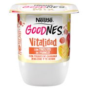 Yogurt Nestlé Goodnes Trozos Mango, Guaraná, Jengibre y Té Verde 140 g