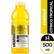 Pack 4 un. Agua Saborizada Vitamin Water Energy 500 cc