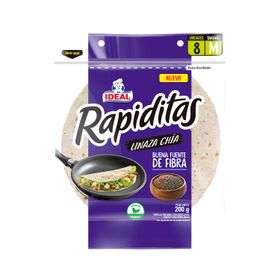 Tortilla Ideal Rapiditas Linaza Chía 200 g