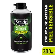 Espuma de Afeitar Schick Xtreme Piel Sensible 300 ml