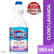 Cloro Clorox Flores de Lavanda 950 g