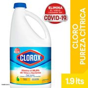 Cloro Clorox Pureza Cítrica 1.9 kg