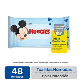 Toallas Húmedas Huggies Triple Protección 48 un.