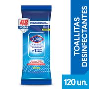 Toallitas Desinfectantes Clorox Expert Flow 120 un.