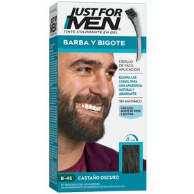 Tintura Barba y Bigote Just For Men Castaño Oscuro