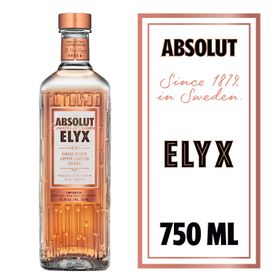 Vodka Absolut Elyx 42.3° 750 cc